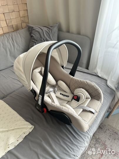 Автолюлька junion Uma группа 0+ (0-13 кг), бежевый