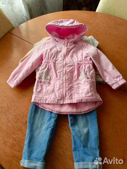 Детские вещи пакетом для девочки рост 80-86