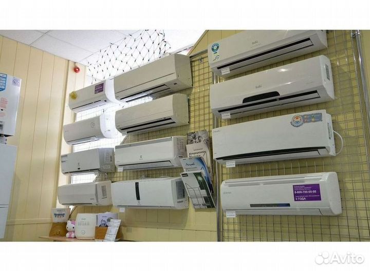 Сплит система с установкой