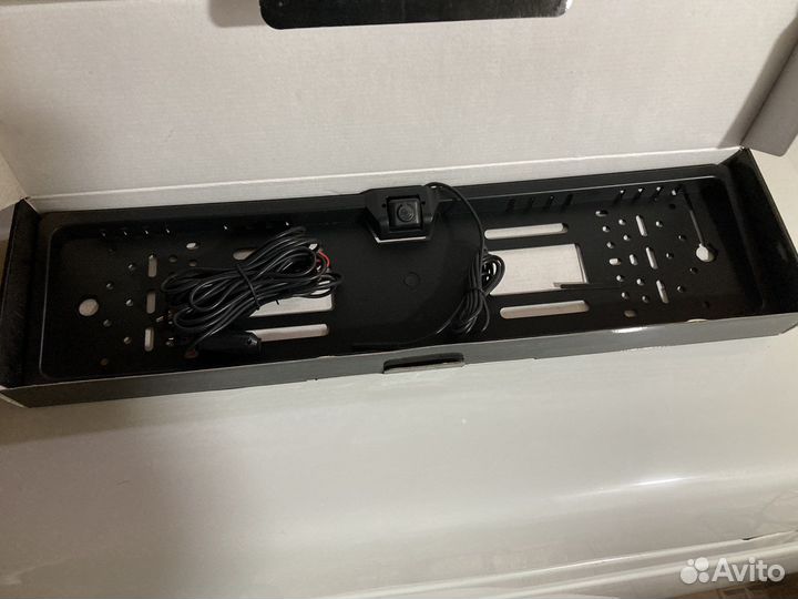 Рамка для номера с камерой