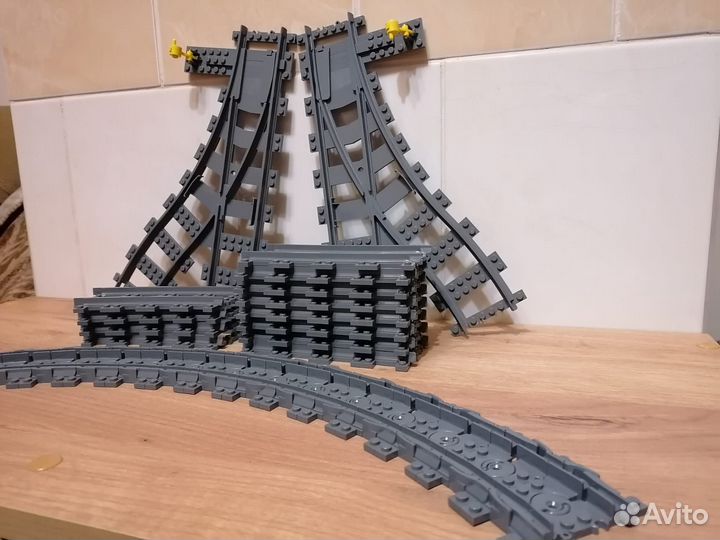 Конструктор lego, рельсы lego city