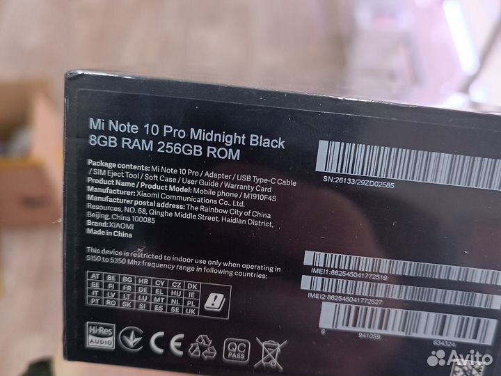 Xiaomi Mi Note 10 Pro, 8/256 ГБ