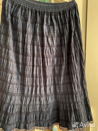Юбка хлопок длинная