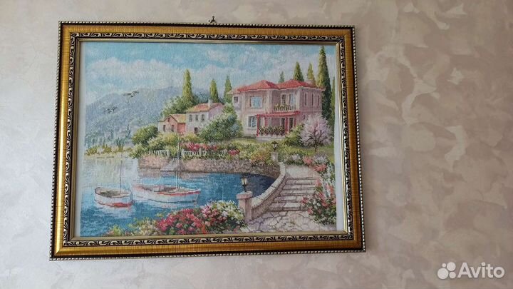 Картина вышитая крестом