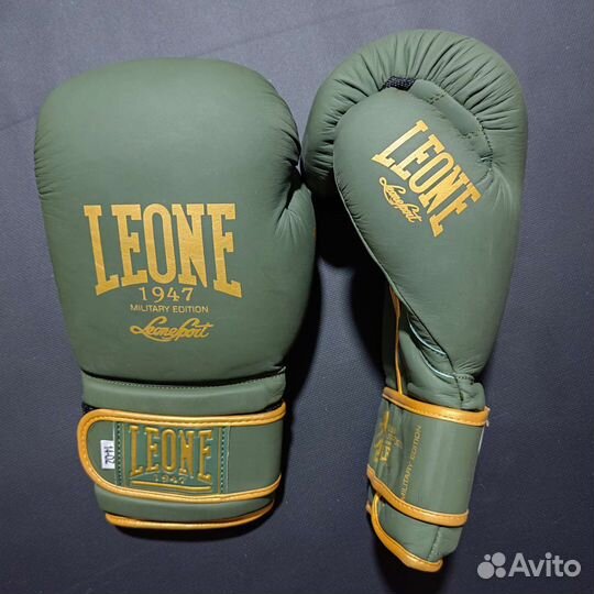 Боксерские перчатки Leone green