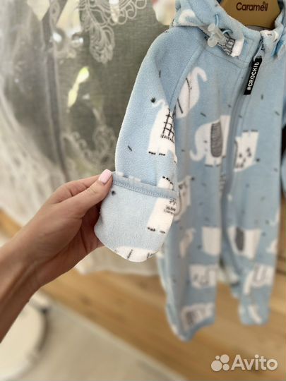 Флисовый комбинезон 62