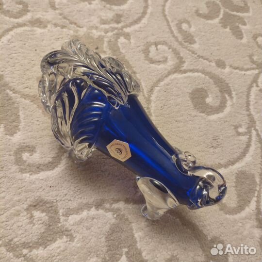 Цветной хрусталь статуэтка Лев