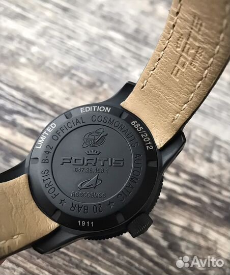 Часы Fortis B-42 Cosmonauts Black Mars 500