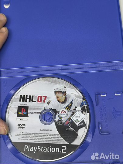 NHL 2007 PS2 игра на диске хоккей