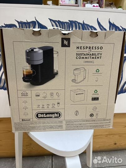 Капсульная кофемашина nespresso vertuo next белая