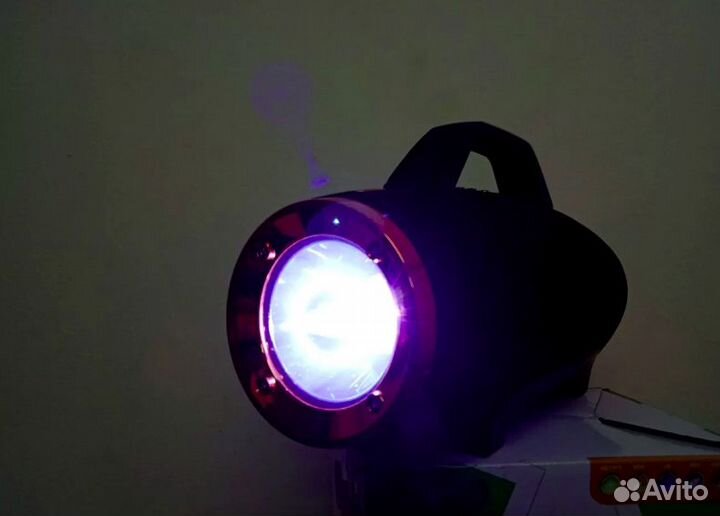 Колонка Мощная Басовая + Фонарь + Гарантия