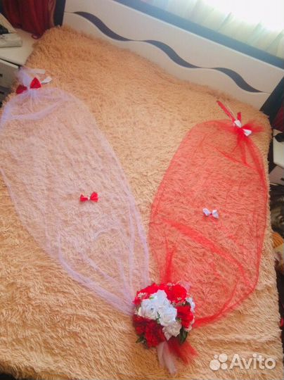 Свадебные украшения на машины