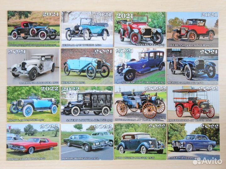 Календарик Ретро Автомобили