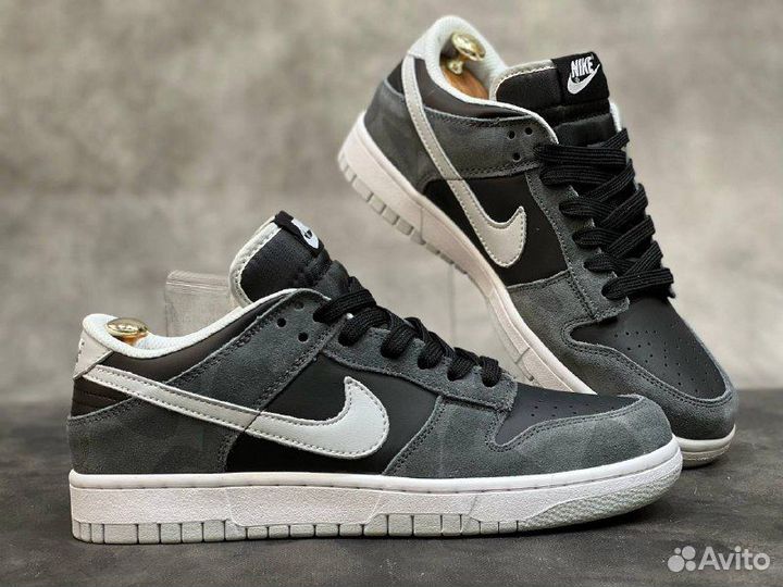 Nike SB Dunk air low 1 тёмно-серые разм. 41