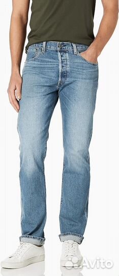 Нов Levi's 501 оригинал 34,32 The Ben Blue