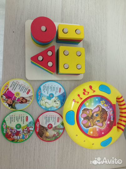 Музыкальный cd плейер азбукварик