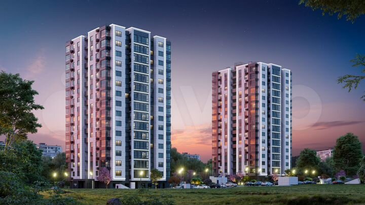 1-к. квартира, 43 м², 12/16 эт.