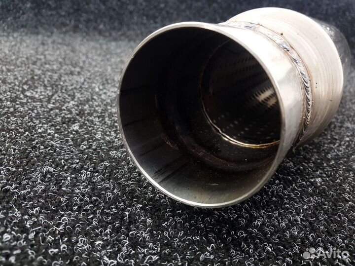 Резонатор спортивный прямоточный 76мм - Универсаль