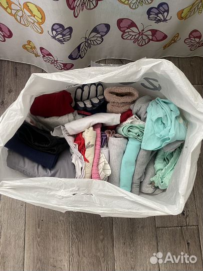 Вещи пакетом на девочку 122 128 134