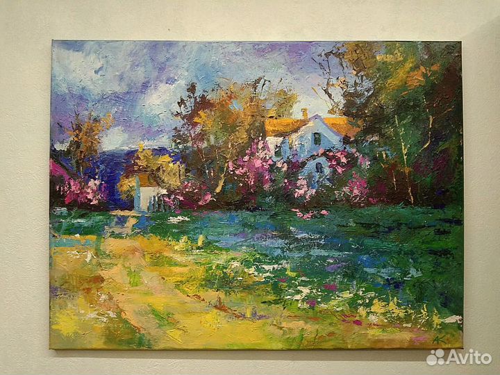 Картина маслом на холсте. Пейзаж