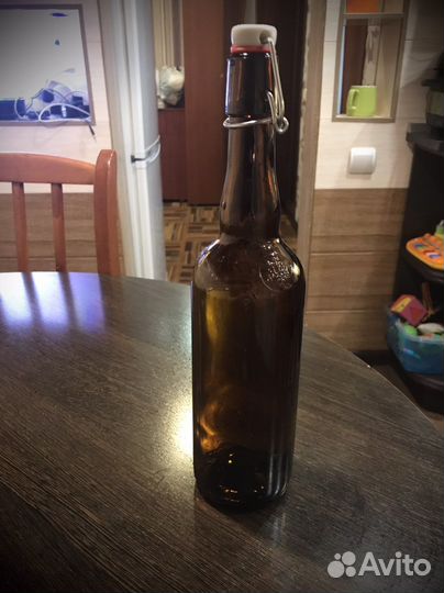 Бутыль 0,75 с бугельной пробкой