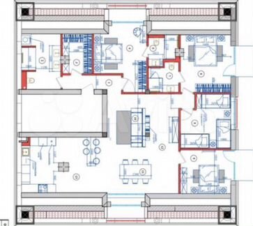 4-к. квартира, 139 м², 4/4 эт.