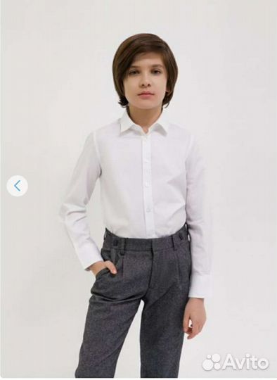 Рубашка белая Gulliver 158