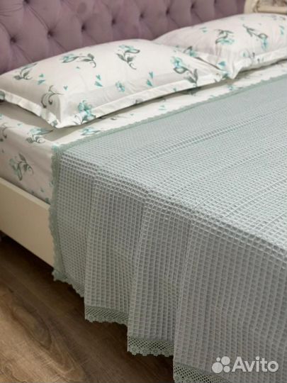 Плед покрывало хлопок