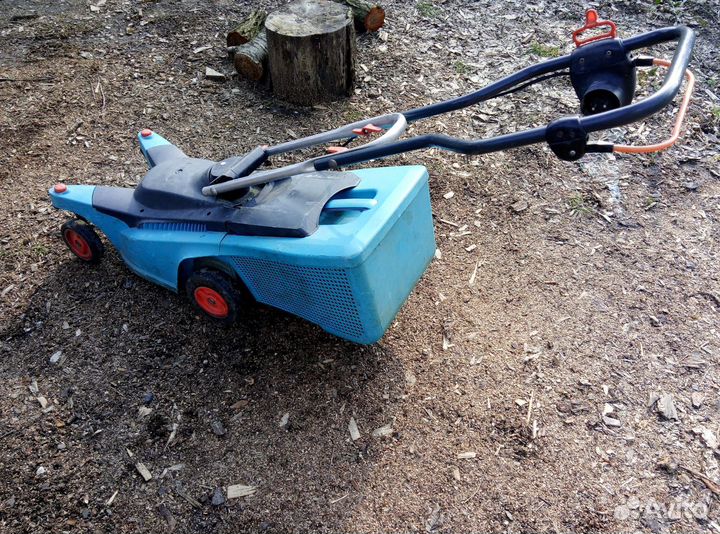 Газонокосилка электрическая Gardena 34 E бу