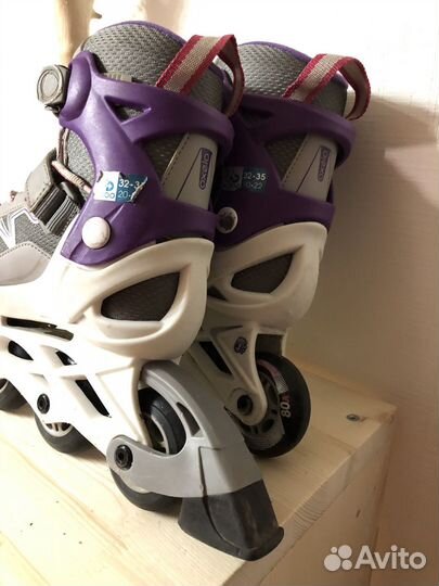 Ролики oxelo раздвижные 32-35рр