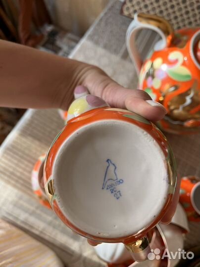 Чайный сервиз Золотой Олень Дулево