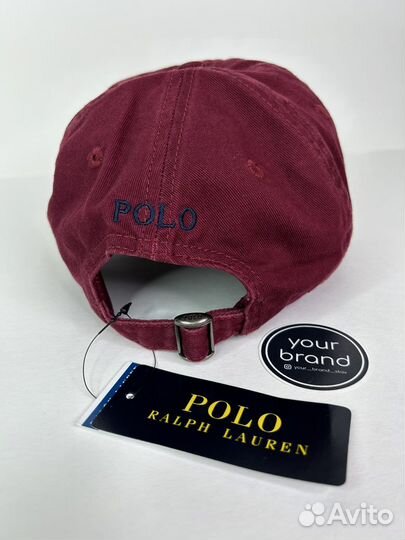 Кепка (бейсболка) Polo Ralph Lauren бордо