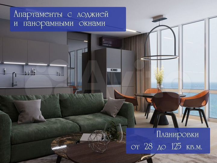 2-к. апартаменты, 64,1 м², 2/8 эт.