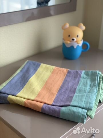 Слинг шарф Mums era Радуга 4,7м жаккард