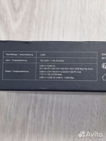 Зарядное устройство Anker GaNPrime 120W