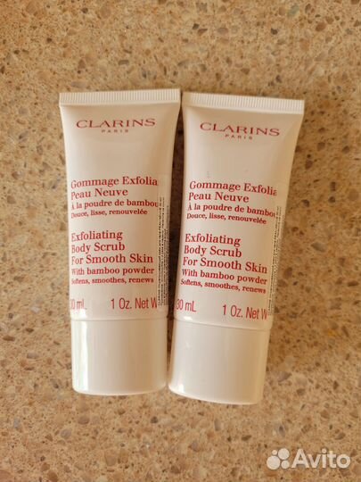 Clarins набор отшелушивающих кремов, 30 мл.*2 шт