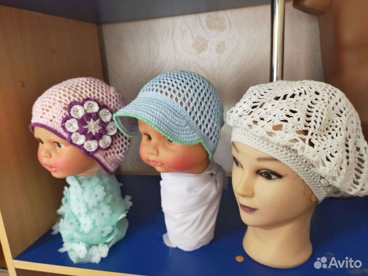 Летние шапочки, береты