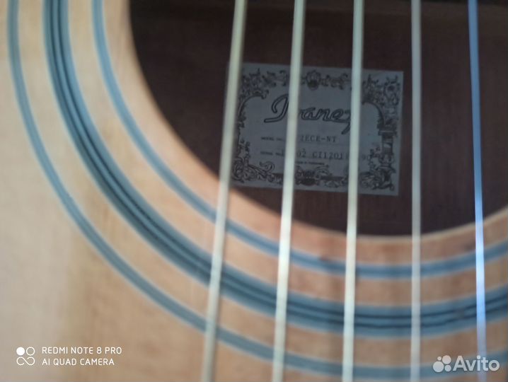 Гитара электроакустическая ibanez v72 ECE-NT
