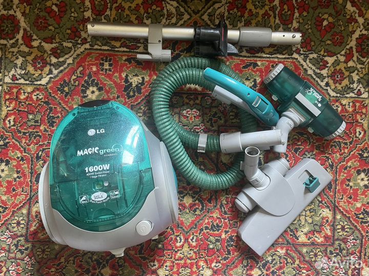 Пылесос lg magic green