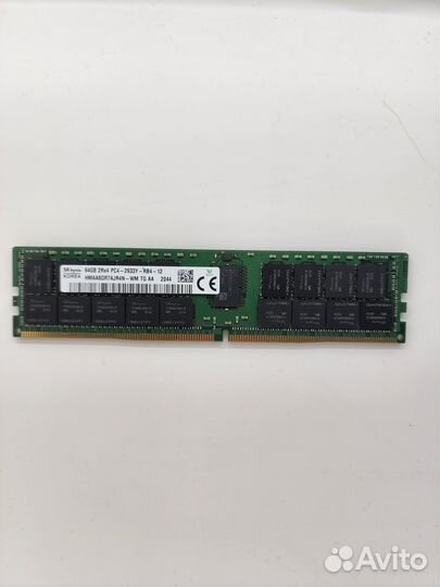 Hynix 2933 64 ecc Серверная DDR4