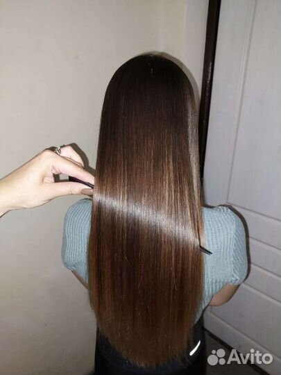 Кератиновое выпрямление/Ботокс Волос/Полировка