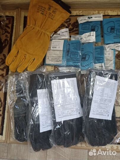 Все для сварщика, ботинки, стекло на маску,Стяжка