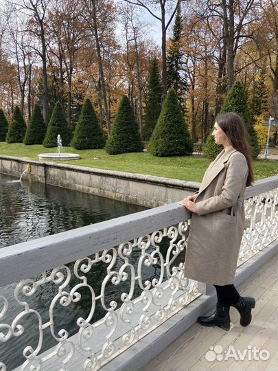 Пальто женское осень весна 42