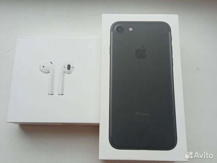 Коробка для iPhone 7 с боксом для AirPods
