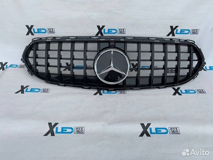 Решетка радиатора Mercedes w213 GT 2020 black