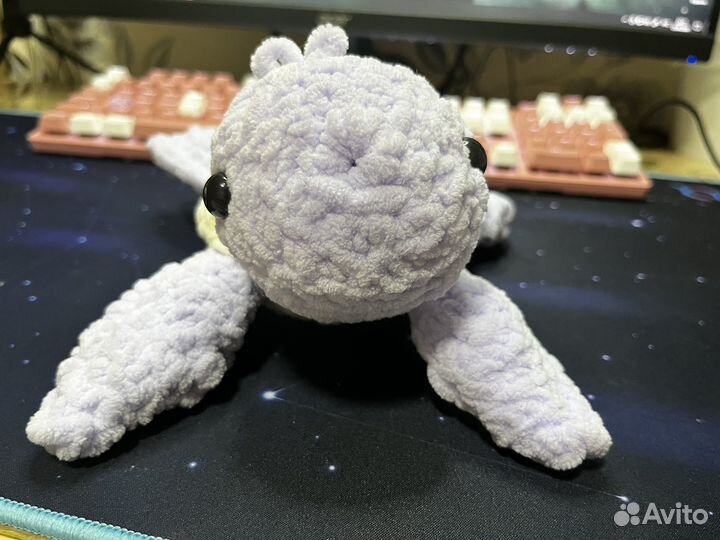 Вязанная игрушка черепашка ручная работа