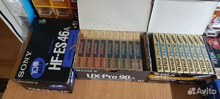 Аудиокассеты Sony Agfa Fuji TDK