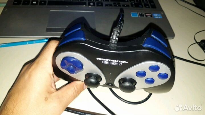 Геймпад джойстик на PC, thrustmaster dual analog 3