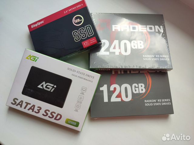 SSD 120-240-512 (гарантия от Ситилинка)