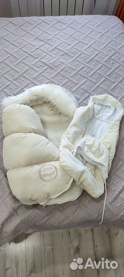 Теплый конверт на выписку и гулять